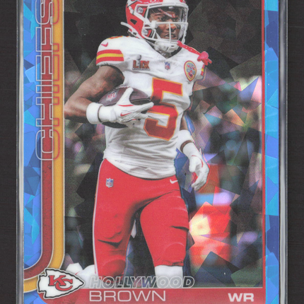2025 Topps Chrome Hollywood Brown #146 Blue Sapphire Refractor