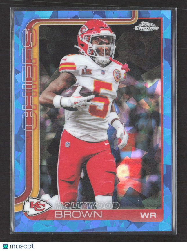 2025 Topps Chrome Hollywood Brown #146 Blue Sapphire Refractor