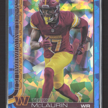 2025 Topps Chrome Terry McLaurin #208 Blue Sapphire Refractor
