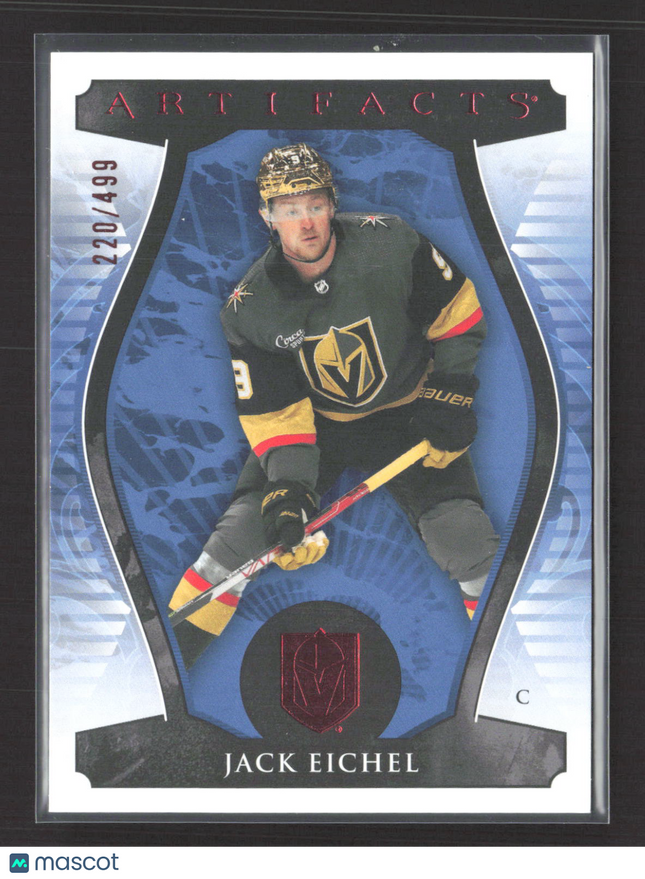 2023 Upper Deck Artifacts Jack Eichel #27 Blue 220/499