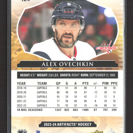 2023 Upper Deck Artifacts Alex Ovechkin #124 352/599