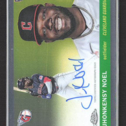 2025 Topps Chrome Platinum Baseball Jhonkensy Noel #CPA-JN RC Auto