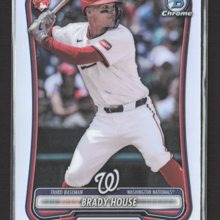 2026 Bowman Chrome Brady House #92 RC Red logo