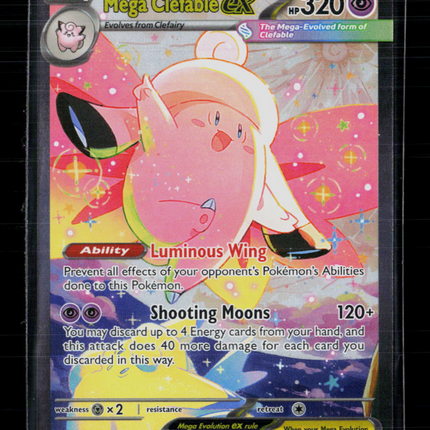 Pokemon 2025 Mega Evolution – Perfect Order Mega Clefable EX SAR #119/88