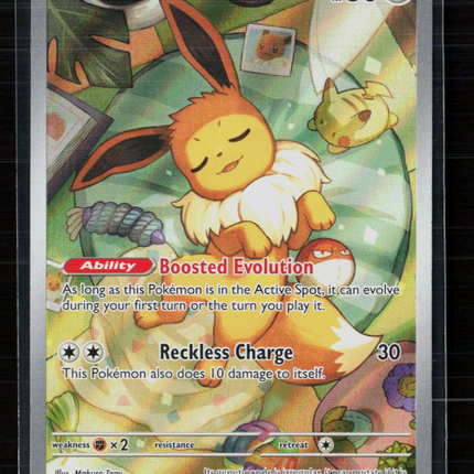Pokemon 2025 Prismatic Evolutions Eevee FA #SVP EN 173
