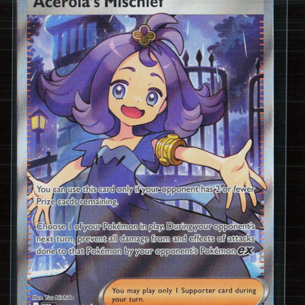 Pokemon 2025 Mega Evolution Acerola's Mischief FA #165/132