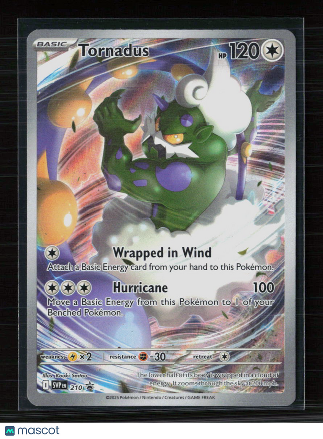 Pokemon 2025 Scarlet & Violet Promo Tornadus #SVP EN 210