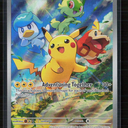 Pokemon 2023 Scarlet & Violet Pikachu FA #SVP EN 027