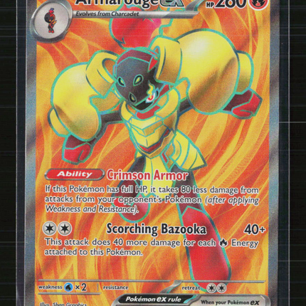 Pokemon 2024 Scarlet & Violet Promos Armarouge EX FA #SVP EN 125