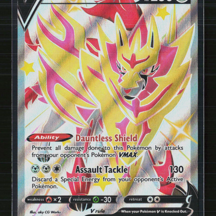 Pokemon 2023 Crown Zenith Zamazenta V FA #SWSH293
