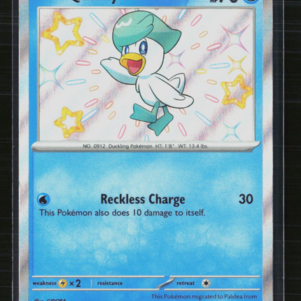 Pokemon 2024 Paldean Fates Quaxly #SVP EN 082