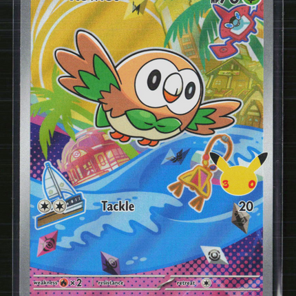 Pokemon 2025 Journey Together Rowlet #MEP EN 043