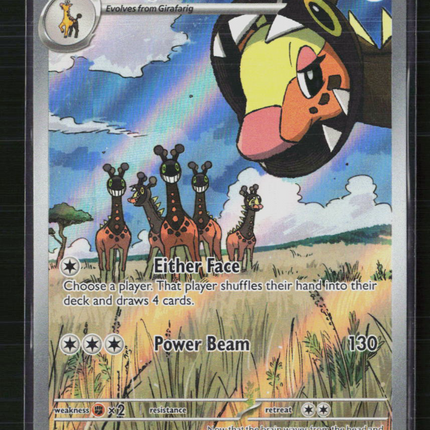 Pokemon 2023 Paldea Evolved Farigiraf #228/193