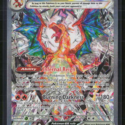 Pokemon 2023 Obsidian Flames Charizard EX SAR #223/197