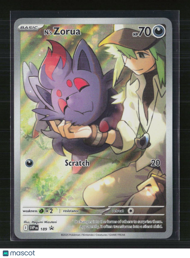 Pokemon 2025 Journey Together N'S Zorua #SVP EN 189