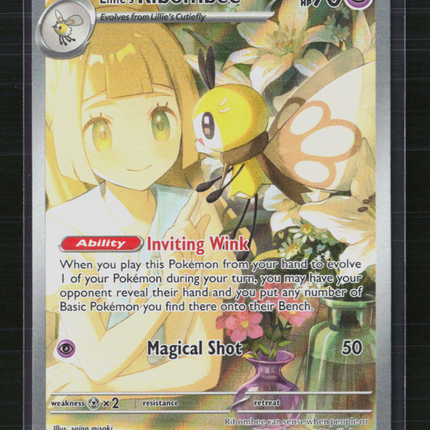 Pokemon 2025 Journey Together Lillie's Ribombee #164/159