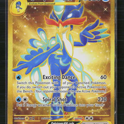 Pokemon 2023 Paldea Evolved Quaquaval EX HR #273/193