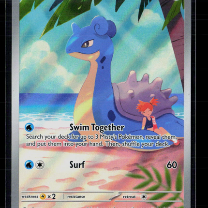 Pokemon 2025 Journey Together Misty's Lapras #194/182