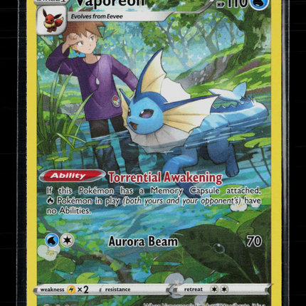 Pokemon 2022 Brilliant Stars Vaporeon CHR #TG02/TG30