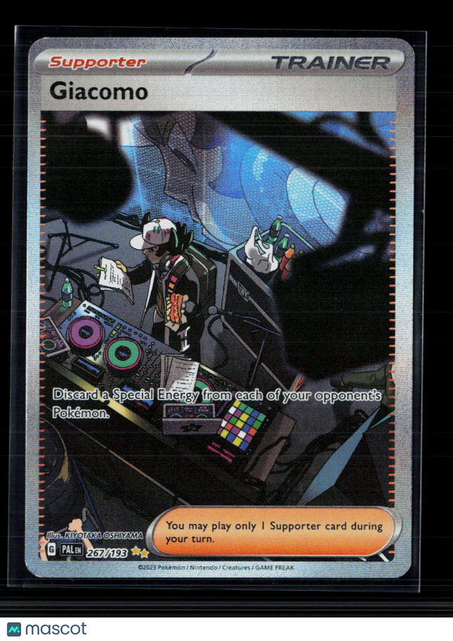 Pokemon 2023 Paldea Evolved Giacomo SAR #267/193