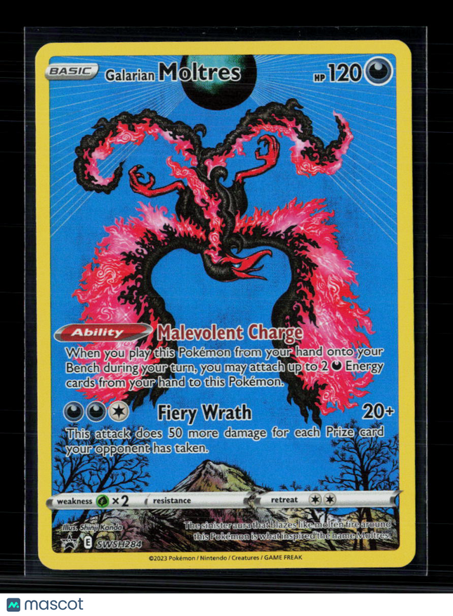Pokemon 2023 Crown Zenith Galarian Moltres #SWSH284