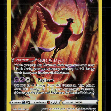 Pokemon 2023 Crown Zenith Galarian Articuno #SWSH282
