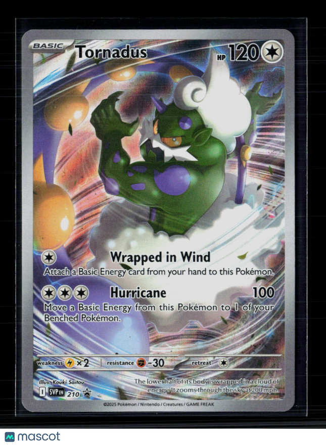 Pokemon 2025 Scarlet & Violet Tornadus #SVP EN 210