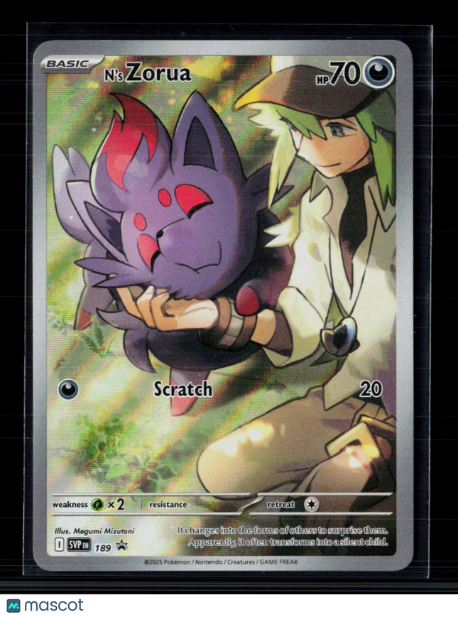 Pokemon 2025 Journey Together N'S Zorua #SVP EN 189