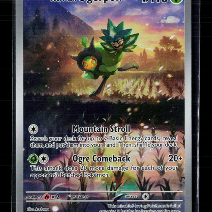 Pokemon 2024 Twilight Masquerade Teal Mask Ogerpon FA #SVP EN 123