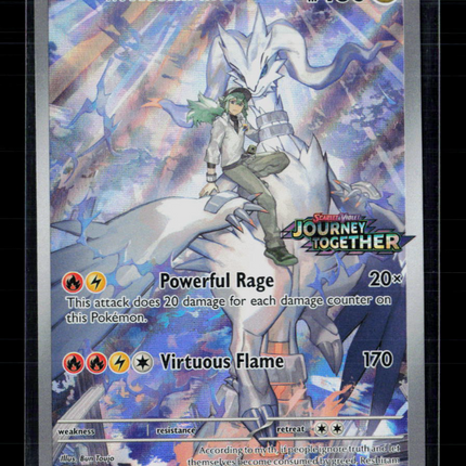 Pokemon 2025 Journey Together N'S Reshiram #167/159