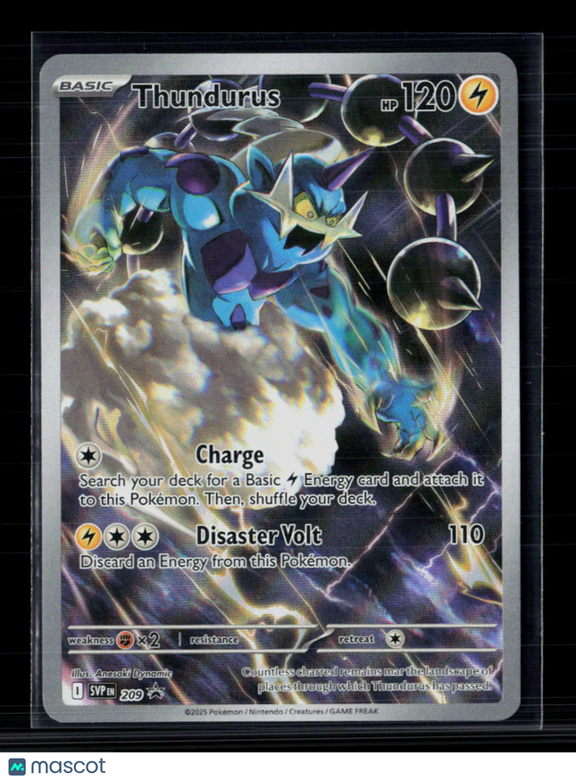 Pokemon 2025 Scarlet & Violet Promos Thundurus #SVP EN 209