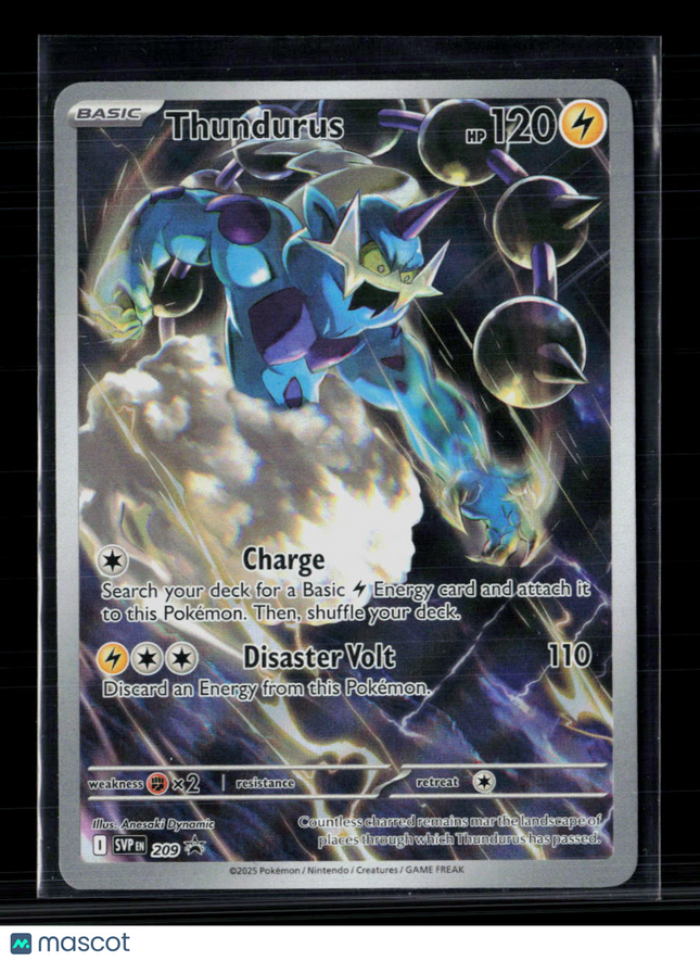 Pokemon 2025 Scarlet & Violet Promo Thundurus #SVP EN 209