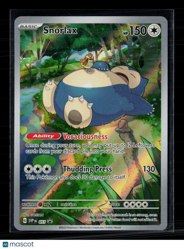 Pokemon 2023 Scarlet & Violet Snorlax #SVP EN 051