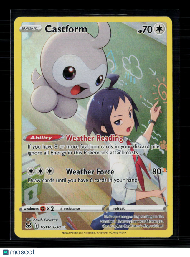 Pokemon 2022 Astral Radiance Castform CHR #TG11/TG30