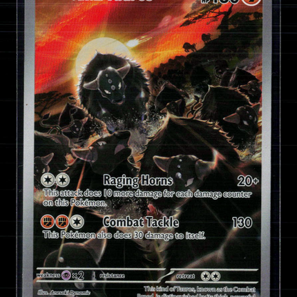 Pokemon 2023 Paldea Evolved Paldean Tauros #218/193