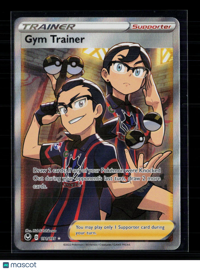 Pokemon 2022 Silver Tempest Gym Trainer FA #191/195
