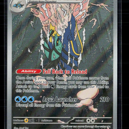Pokemon 2025 Mega Evolution Clawitzer #141/132