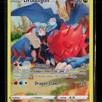 Pokemon 2022 Silver Tempest Druddigon CHR #TG09/TG30