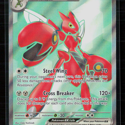Pokemon 2024 Temporal Forces Scizor EX FA #195/162