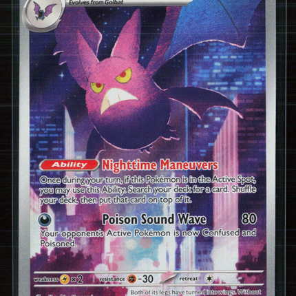 Pokemon 2026 Mega Evolution – Chaos Rising Crobat #93/86