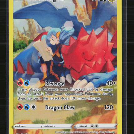 Pokemon 2022 Silver Tempest Druddigon CHR #TG09/TG30