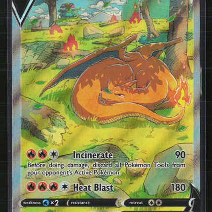 Pokemon 2022 Sword & Shield Charizard V FA #SWSH260