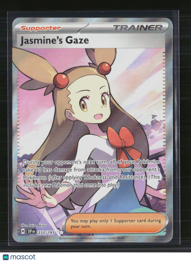 Pokemon 2024 Surging Sparks Jasmine's Gaze FA SAR #233/191