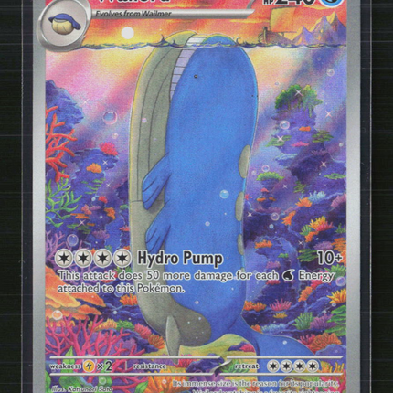 Pokemon 2025 Journey Together Wailord #162/159