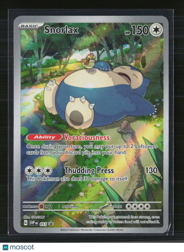 Pokemon 2023 Scarlet & Violet Snorlax #SVP EN 051