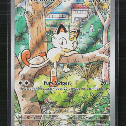Pokemon 2025 Prismatic Evolutions Meowth #106/94