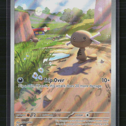 Pokemon 2025 Prismatic Evolutions Paldean Wooper #102/94