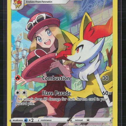 Pokemon 2022 Silver Tempest Braixen CHR #TG01/TG30