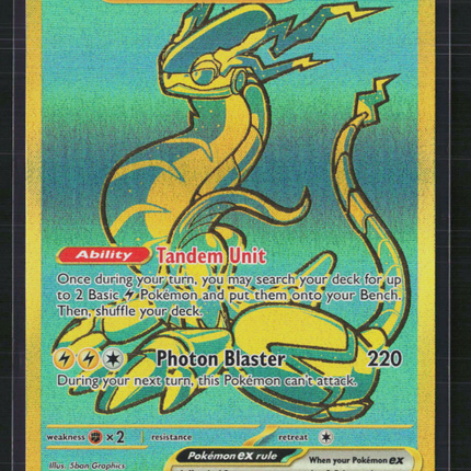 Pokemon 2024 Paldean Fates Miraidon EX HR #243/91