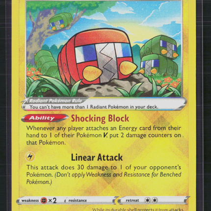 Pokemon 2023 Crown Zenith Radiant Charjabug #51/159